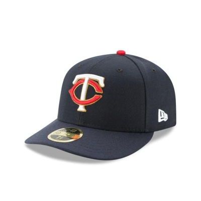 Minnesota Twins Gorra | New Era MLB Authentic Collection Low Profile 59fifty Fitted Cap Mexico - Azules